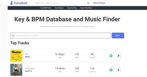 tunebt|tunebat database.